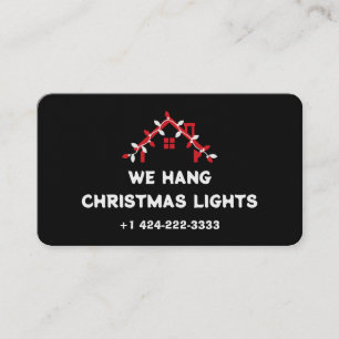 💡 Weihnachtsbeleuchtung Installation Visitenkarte