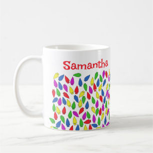 Weihnachtsbeleuchtung  kaffeetasse