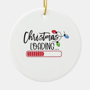 Weihnachtsbeleuchtung Keramik Ornament