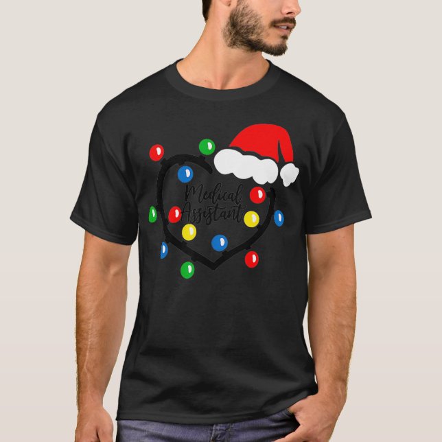 Weihnachtsbeleuchtung Krankenpfleger Kostüm C T-Shirt (Vorderseite)