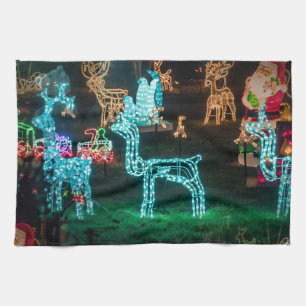 Weihnachtsbeleuchtung Küchentuch