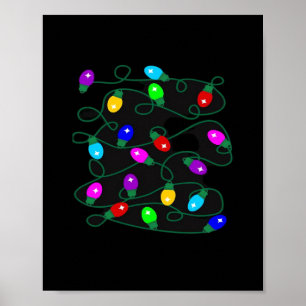 Weihnachtsbeleuchtung - Lasst uns die Lichter leuc Poster