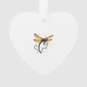 Weihnachtsbeleuchtung Libelle Ornament