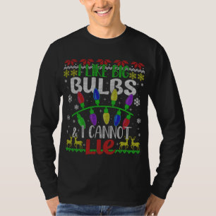 Weihnachtsbeleuchtung mag ich Big Bulbs Familie Ug T-Shirt