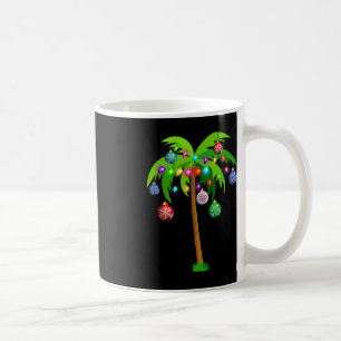 Weihnachtsbeleuchtung Palm Tree Fun Hawaii Beach T Kaffeetasse