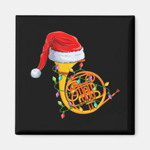 Weihnachtsbeleuchtung Santa Hut Musikalisch Franzö Magnet