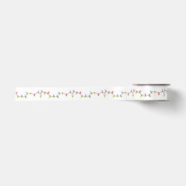 Weihnachtsbeleuchtung Satinband