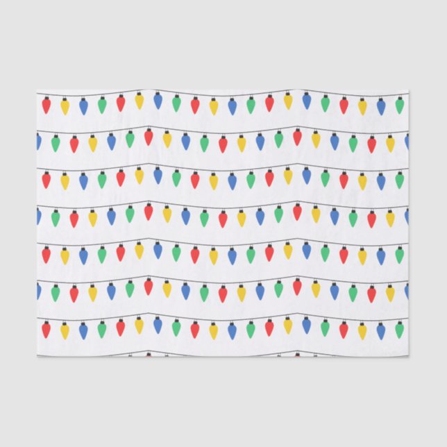 Weihnachtsbeleuchtung Seidenpapier (Vorderseite)