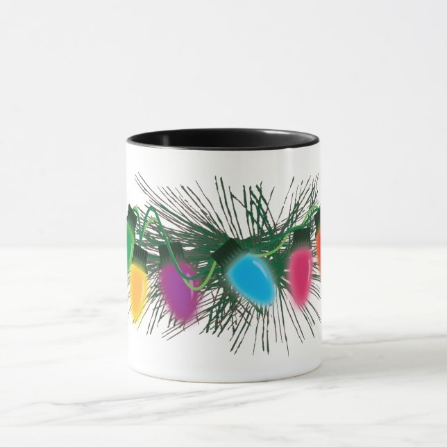 Weihnachtsbeleuchtung Tasse (Zentrum)