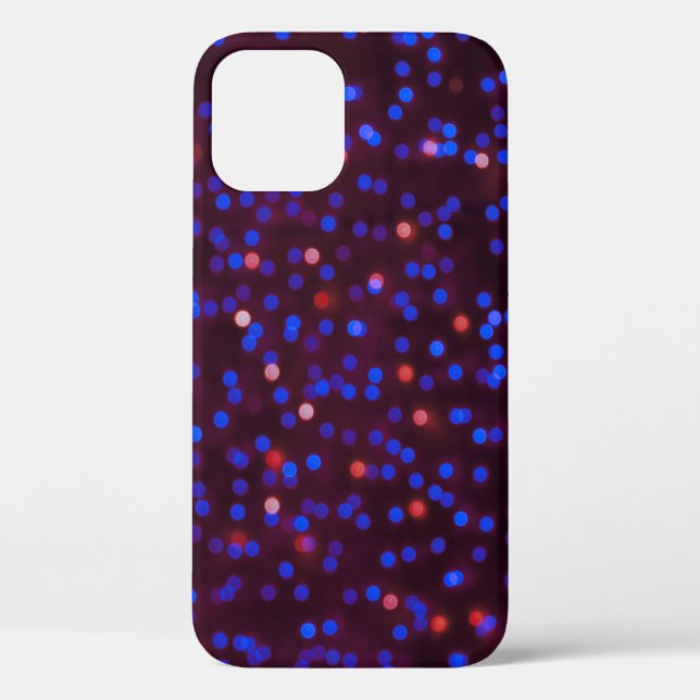 Weihnachtsbeleuchtung, verschwommener, festlicher  Case-Mate iPhone hülle (Rückseite)