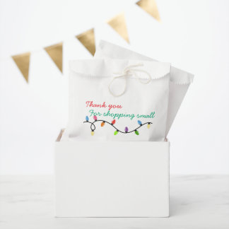 Weihnachtsbeleuchtung Vielen Dank für den Kauf bei Geschenktütchen