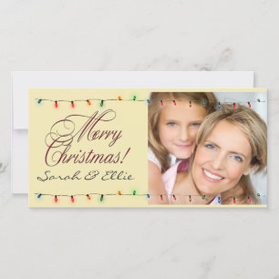 Weihnachtsbeleuchtung Weihnachtsfotografie Feiertagskarte