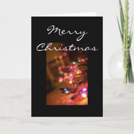 Weihnachtsbeleuchtung [Weihnachtskarte] Feiertagskarte
