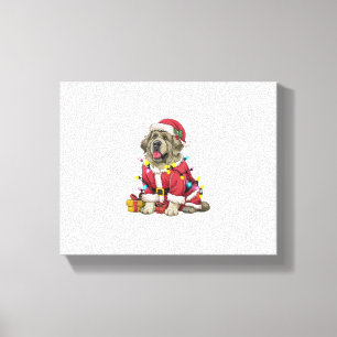 Weihnachtsbeleuchtung Weihnachtsland Neufundland W Leinwanddruck