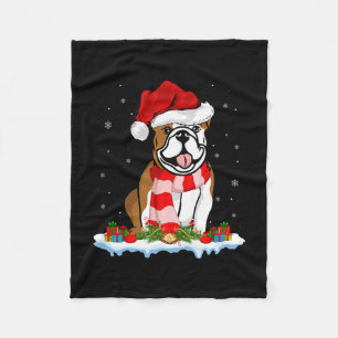 Weihnachtsbeleuchtung Weihnachtsmann Hut American Fleecedecke