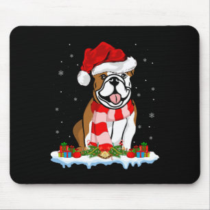 Weihnachtsbeleuchtung Weihnachtsmann Hut American  Mousepad