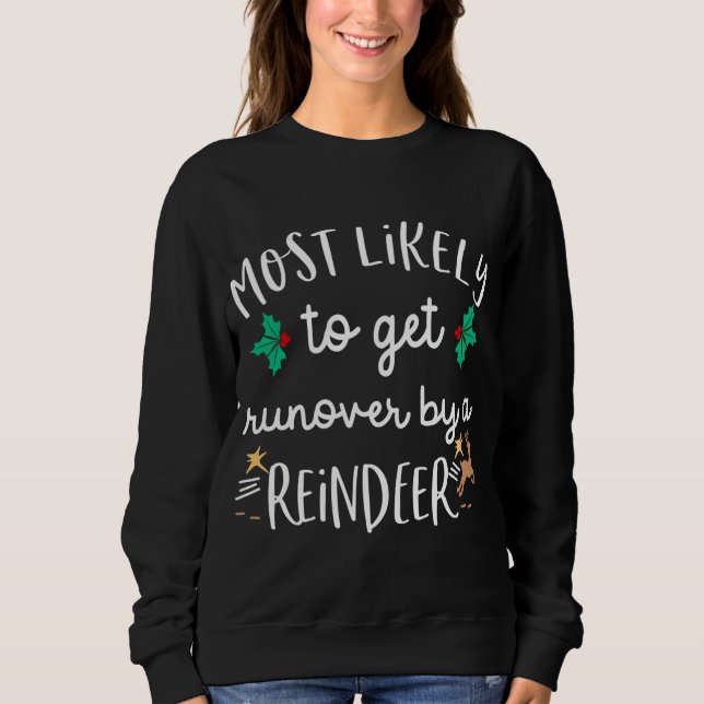 Weihnachtsbeleuchtung wird höchstwahrscheinlich vo sweatshirt (Vorderseite)