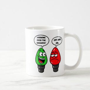 Weihnachtsbeleuchtung Witz Glühbirne Funktioniert Kaffeetasse