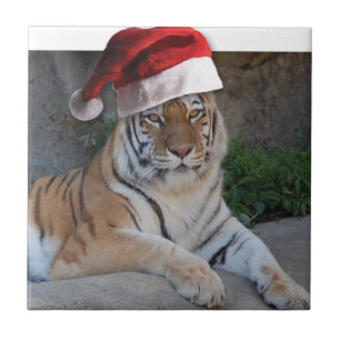 WeihnachtsBengalischer Tiger Fliese