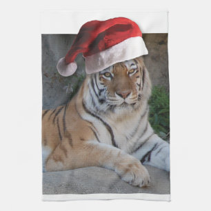WeihnachtsBengalischer Tiger Küchentuch