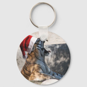 WeihnachtsBengalischer Tiger Schlüsselanhänger