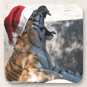 WeihnachtsBengalischer Tiger Untersetzer