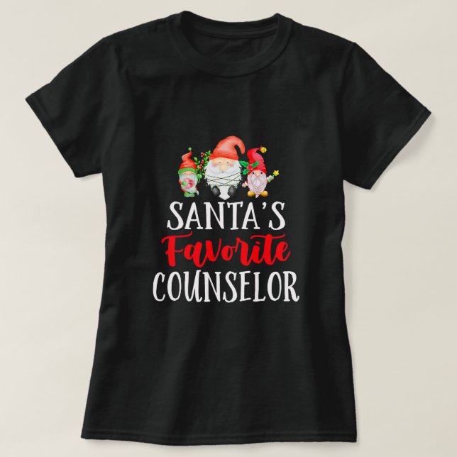 Weihnachtsberater - Weihnachtsmann T-Shirt (Design vorne)