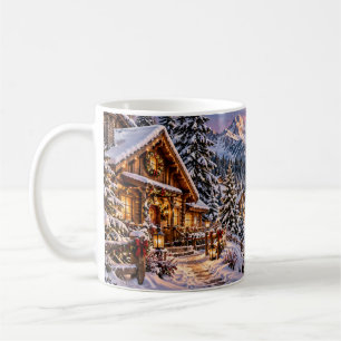Weihnachtsbergdorf-Tasse Kaffeetasse