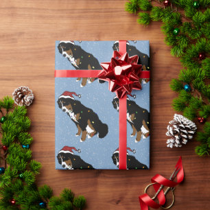 Weihnachtsberger Hund Geschenkpapier