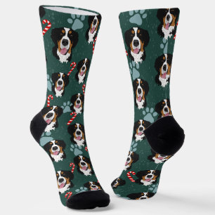 Weihnachtsberger Hund Socken