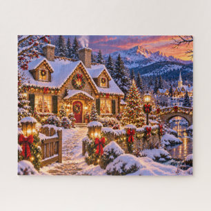 Weihnachtsberghütte