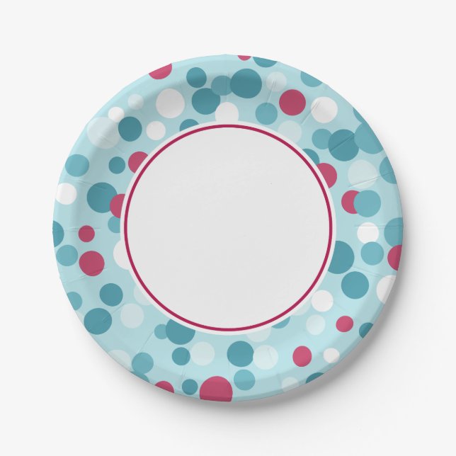 Weihnachtsberries Paper-Teller Pappteller (Vorderseite)