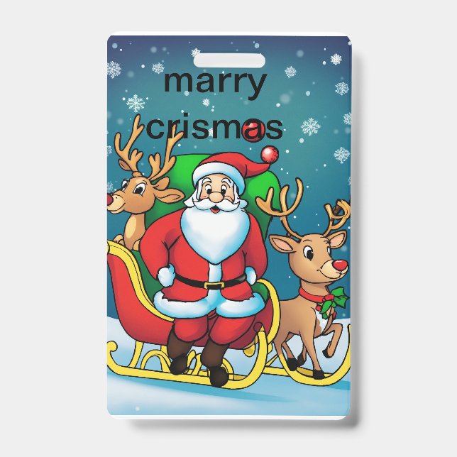 Weihnachtsbeutel Ausweis (Vorderseite)