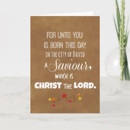 Weihnachtsbibel Feiertagskarte