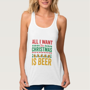 Weihnachtsbier Lustiges Weihnachtsgetränkedesign Tank Top