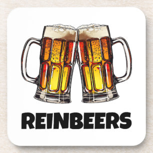 Weihnachtsbier Reinbeers Getränkeuntersetzer