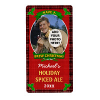 Weihnachtsbiere Custom Foto Red Kariert Homebrewin