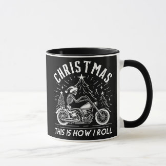 Weihnachtsbiker So rolle ich Tasse