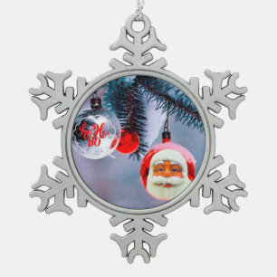 Weihnachtsbild für Snowflake-Ornament Schneeflocken Zinn-Ornament