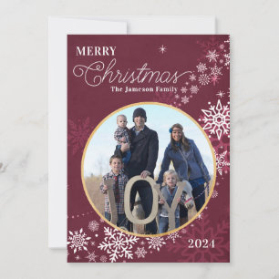Weihnachtsbildkarte Einladung