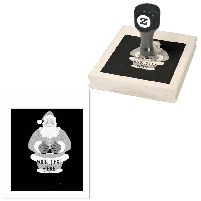Weihnachtsbildtext Holzkunstkautschuk-Briefmarke Gummistempel (Stempel)
