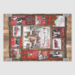 Weihnachtsblanket, Allerheim kommt Zuhause Funny C Seidenpapier