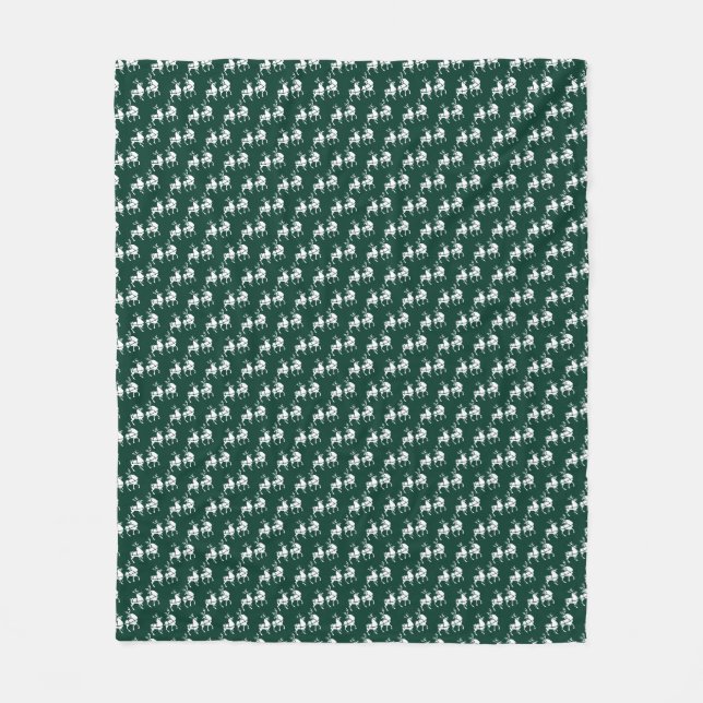 Weihnachtsblanket Holiday Rentier Fleece Blanket (Vorderseite)