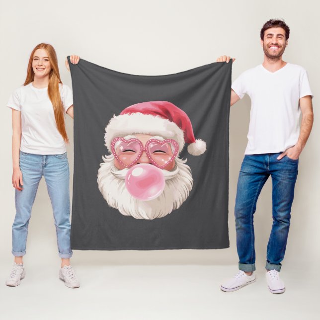Weihnachtsblase Weihnachten Weihnachten Weihnachte Fleecedecke (Beispiel)