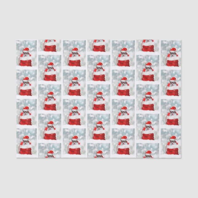 Weihnachtsblatt Seidenpapier (Vorderseite)