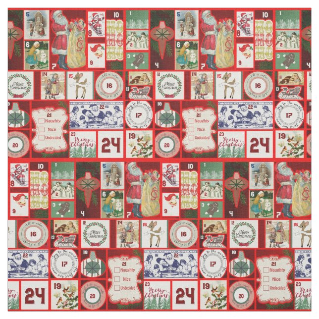 Weihnachtsblock-Illustrationsplätze Stoff (Muster)