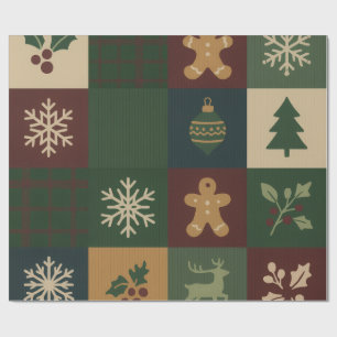 Weihnachtsblock Weihnachtsverpackung Geschenkpapier