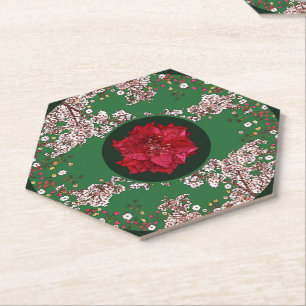 Weihnachtsblumen Untersetzer