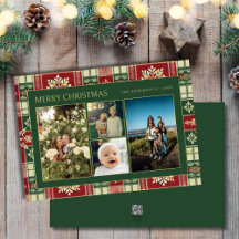 Weihnachtsblumenfamilie 4 FotoCollage