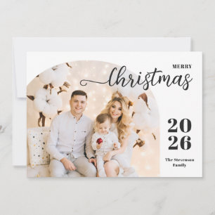 Weihnachtsbogen 1 Foto Feiertagskarte